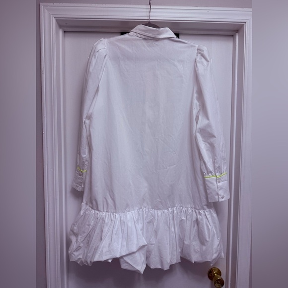 Pep’s Cannes Women’s White Yellow Shirt Dress Size 2 - Picture 7 of 7